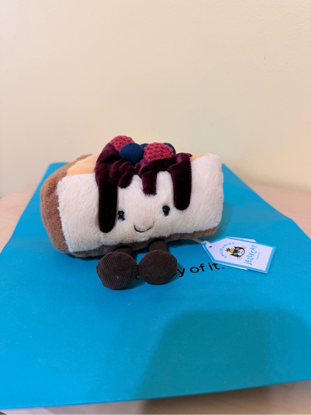 Jellycat my name is crember cheesecake fao nyc exclusive jellycat diner